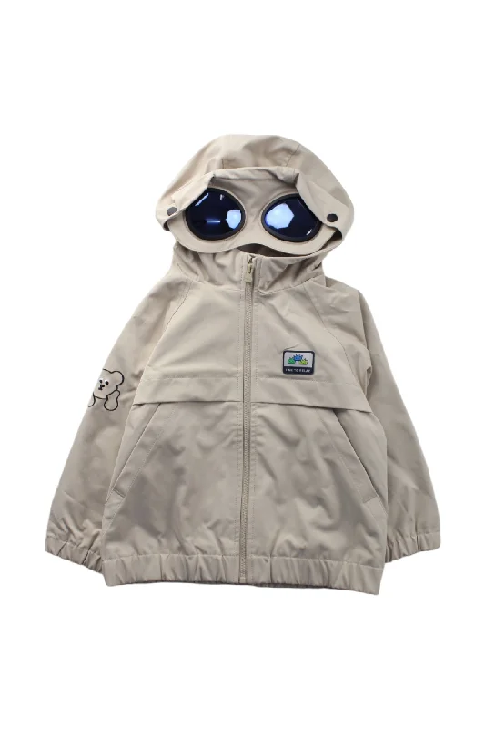 Balabala Hooded Rain Jacket With Goggles 2-3T