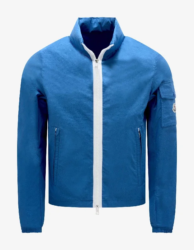 Moncler Brize Blue Ripstop Cotton Jacket