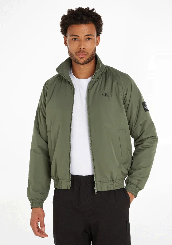 Calvin Klein Jeans Padded Bomber Jacket, Thyme