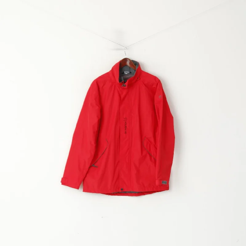 Rukka Men M Jacket Red Lightweight Full Zipper Holzbau AG Sportswear Outdoor Top