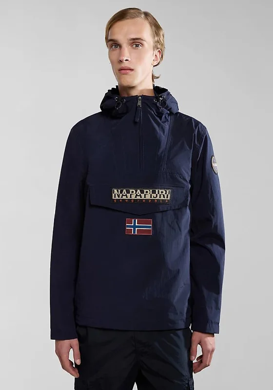 Napapijri Rainforest Windbreaker Jacket, Dark Blue