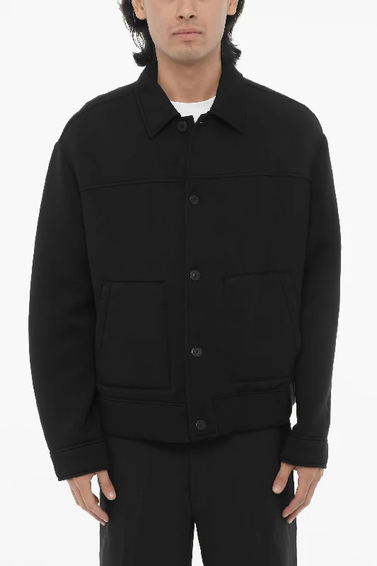 Neil Barrett Neoprene Boxy Fit JEAN Jacket