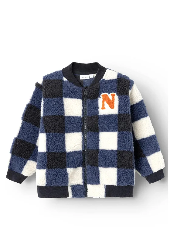 Name It Mini Boy Safi Teddy Jacket, India Ink