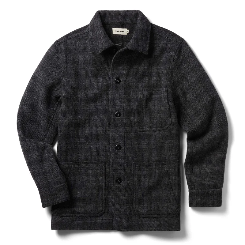 The Ojai Jacket in Ash Plaid Wool