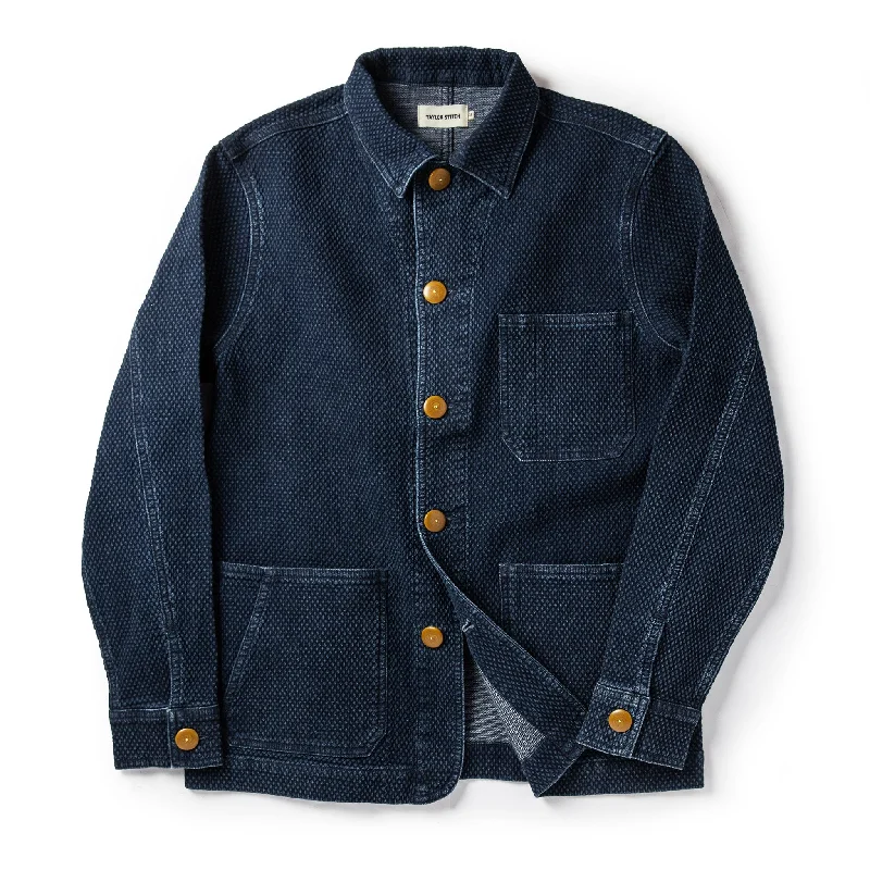 The Ojai Jacket in Indigo Diamond Plate