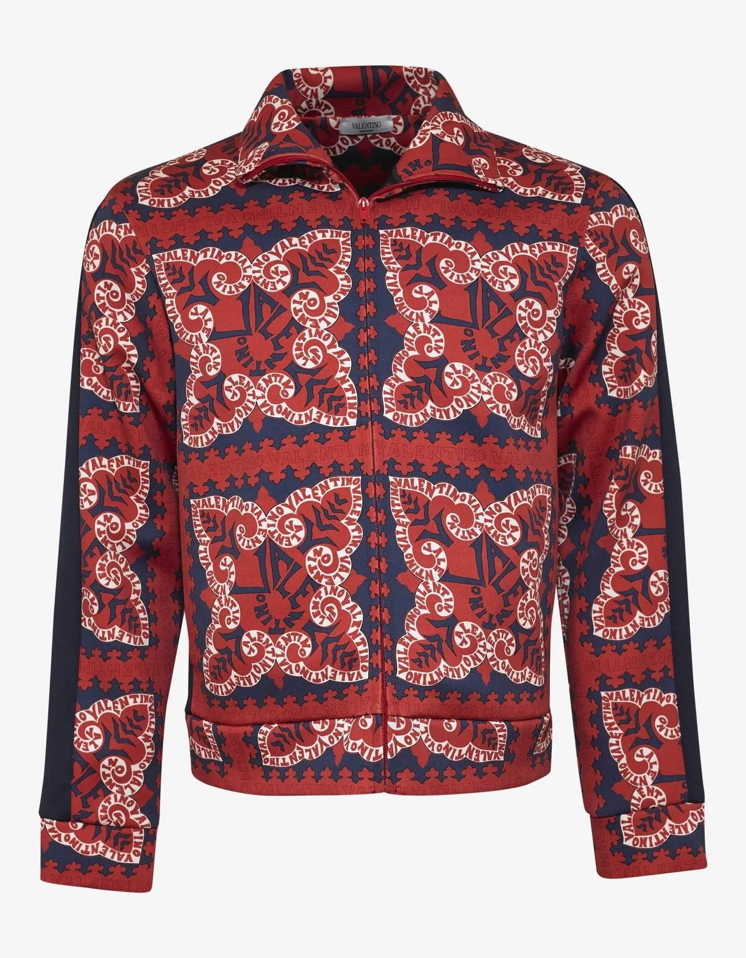 Valentino Garavani Red Mini Bandana Print Jacket