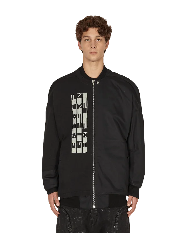 Jumbo Flight Bomber Jacket Black