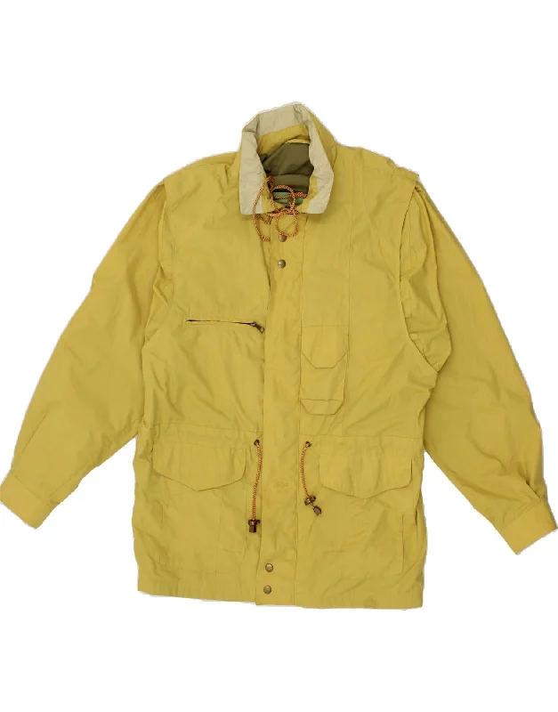 SALE E PEPE Mens Windbreaker Jacket UK 42 XL Yellow