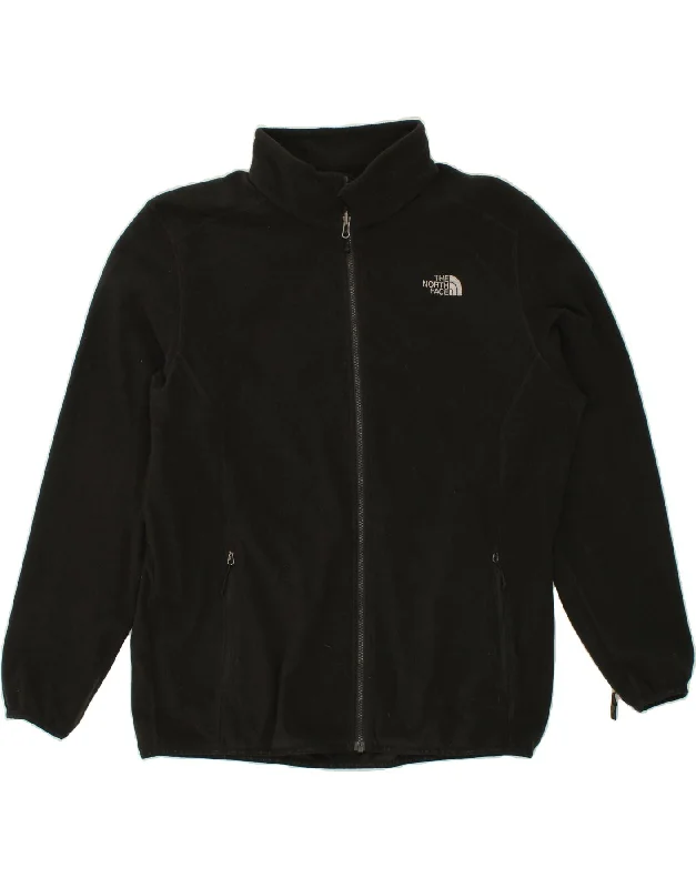 THE NORTH FACE Mens Fleece Jacket UK 44 2XL Black Polyester