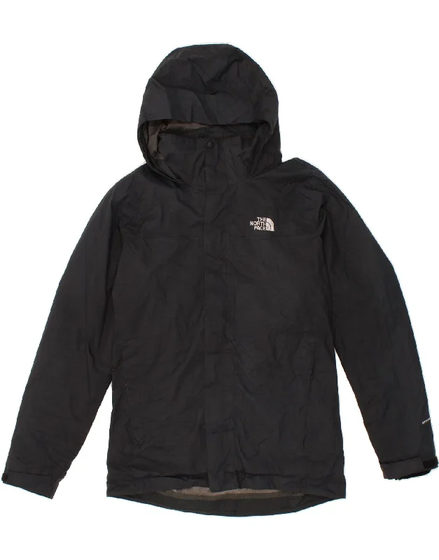 THE NORTH FACE Mens Hooded Windbreaker Jacket UK 40 Large Black