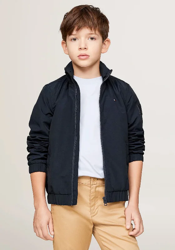 Tommy Hilfiger Boy Essential Lightweight Jacket, Navy