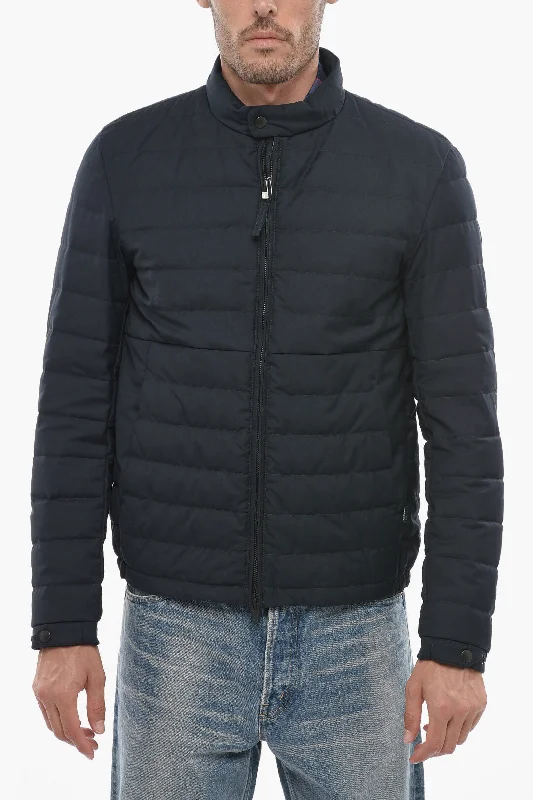 Woolrich Quilted LUXE Lightweight Down Jacket with Zip Closure