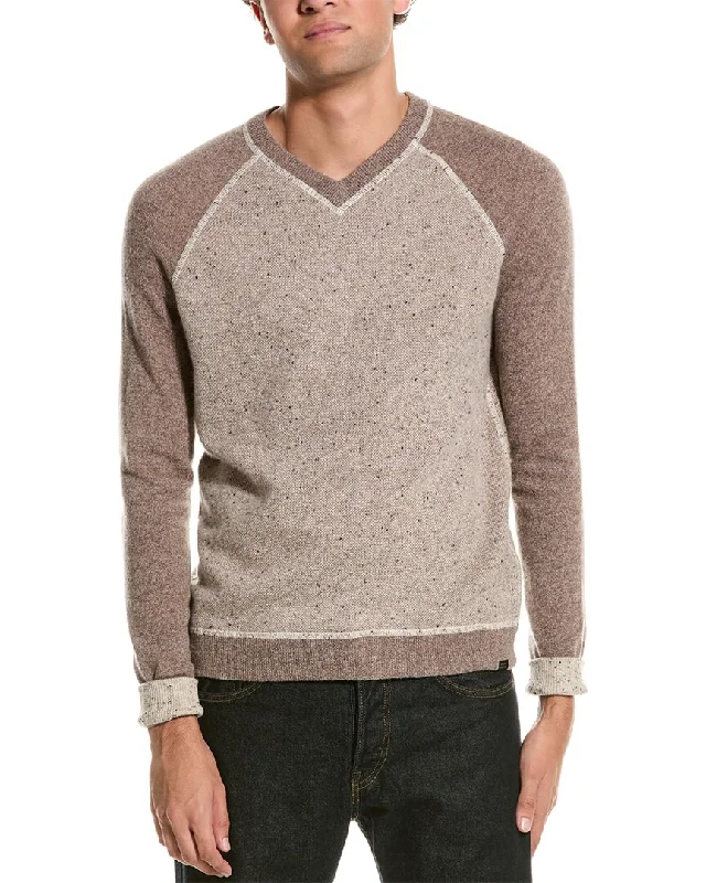 Autumn Cashmere Reversible Birdseye Cashmere V-Neck Sweater