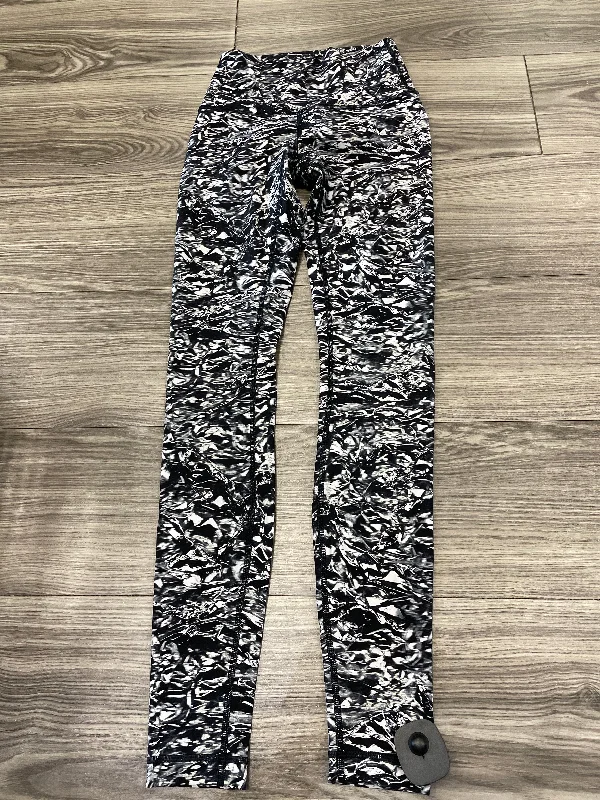 Black & Grey Athletic Leggings Lululemon, Size 2