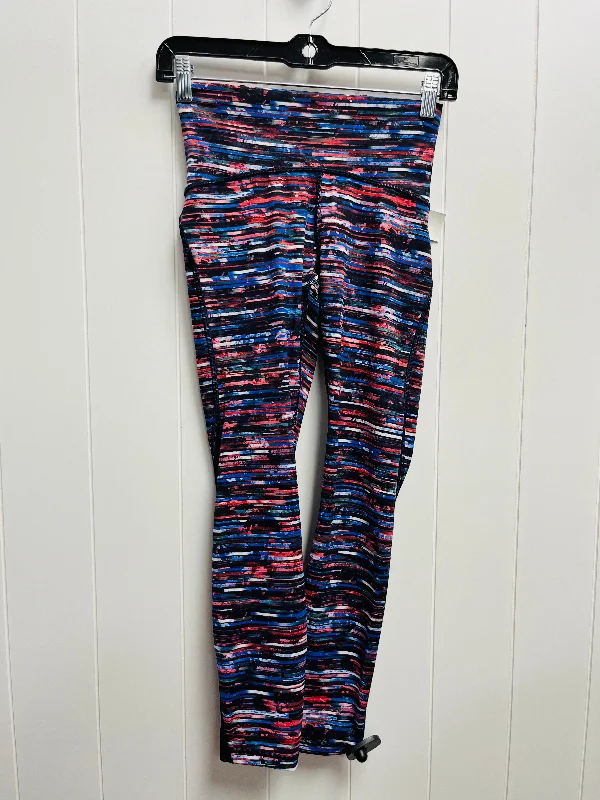 Blue & Red Athletic Leggings Lululemon, Size 4