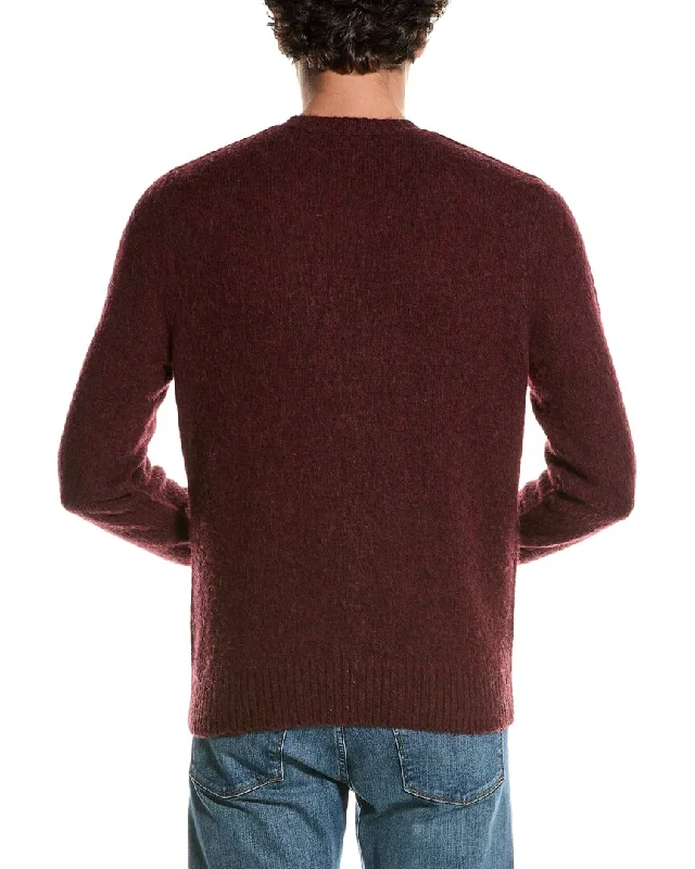 Brooks Brothers Classic Brushed Wool Crewneck Sweater