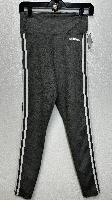 Grey Athletic Leggings Adidas, Size S