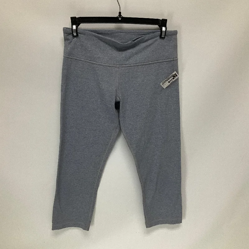 Grey Athletic Leggings Capris Lululemon, Size 8