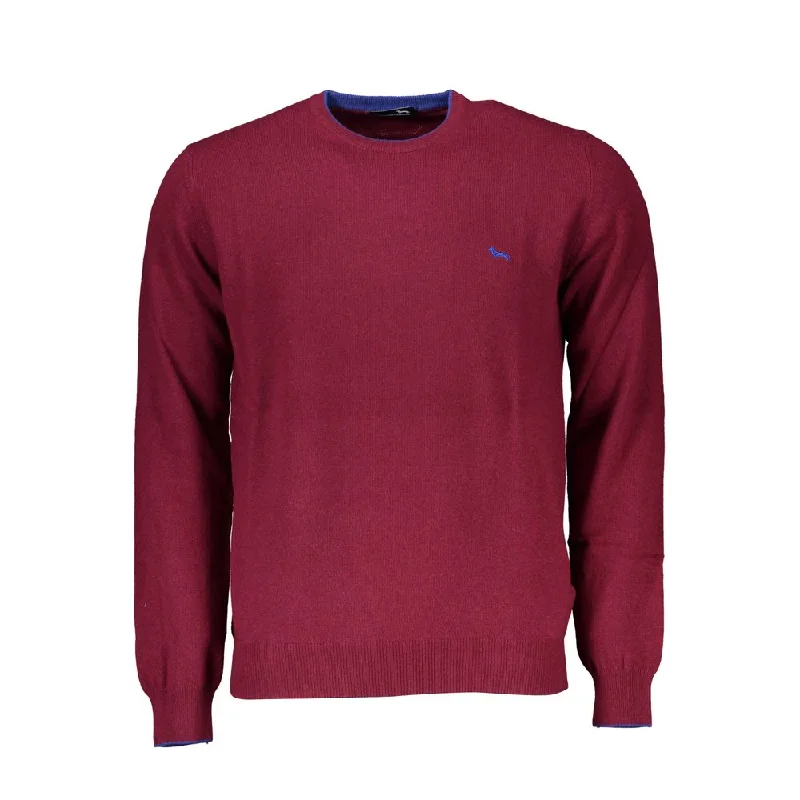 Harmont & Blaine Chic  Crew Neck Sweater with Contrast Men's Details