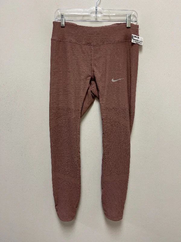 Mauve Athletic Leggings Nike Apparel, Size M