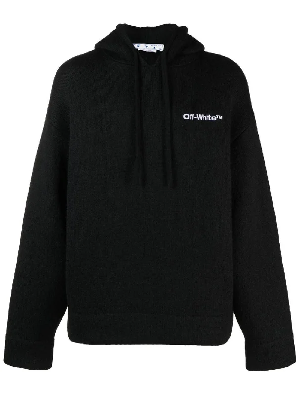 Off White Sweaters Black