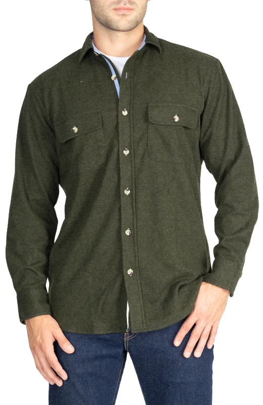 Olive Solid Original Sweater Shirt