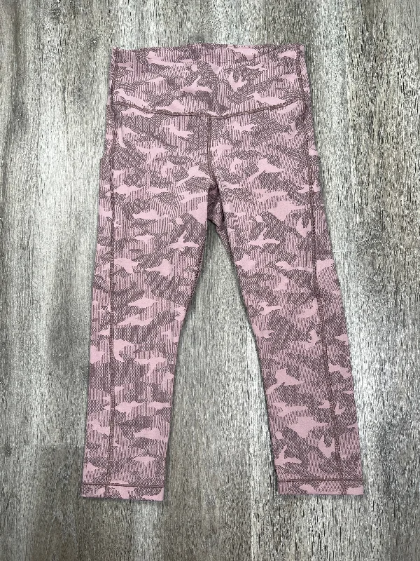 Pink Athletic Leggings Athleta, Size M