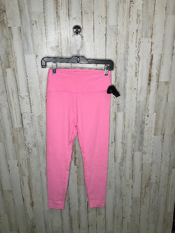 Pink Athletic Leggings Cma, Size M