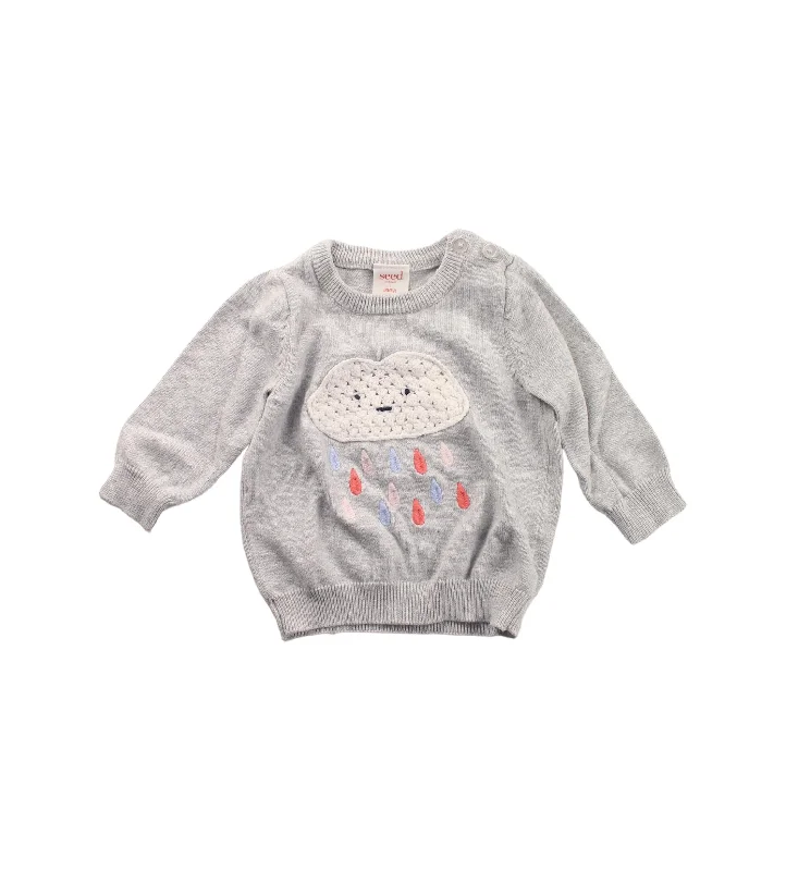 Seed Knit Sweater 0-3M