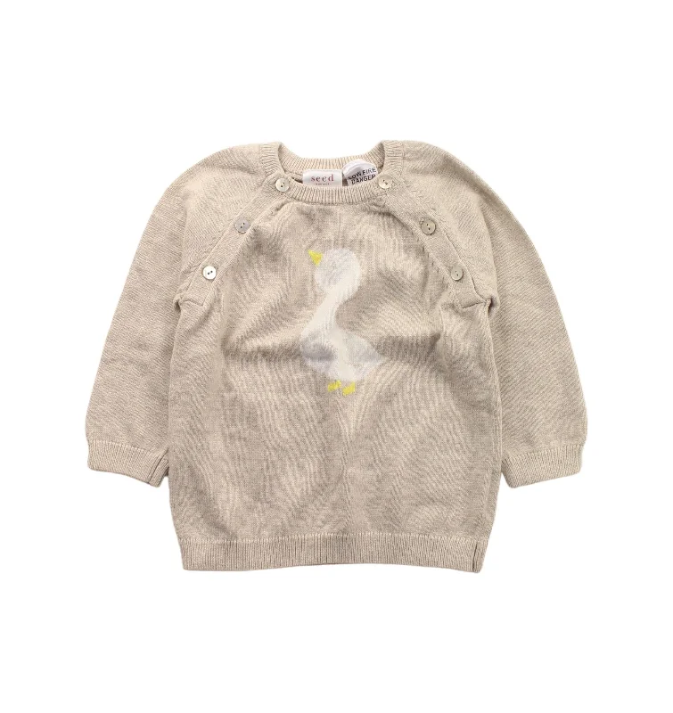 Seed Knit Sweater 6-12M