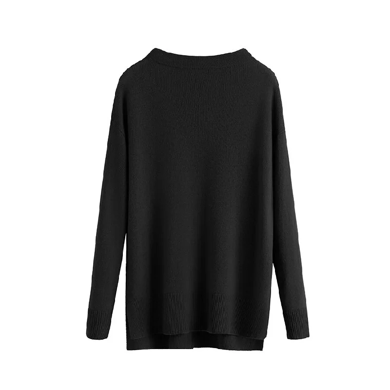 Single-Origin Cashmere Funnel Neck Sweater