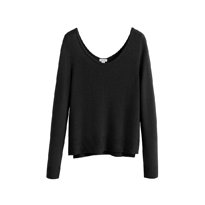 Single-Origin Cashmere Scoop Neck Sweater