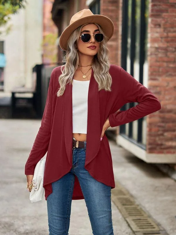 Solid Loose Women Cardigan Sweater