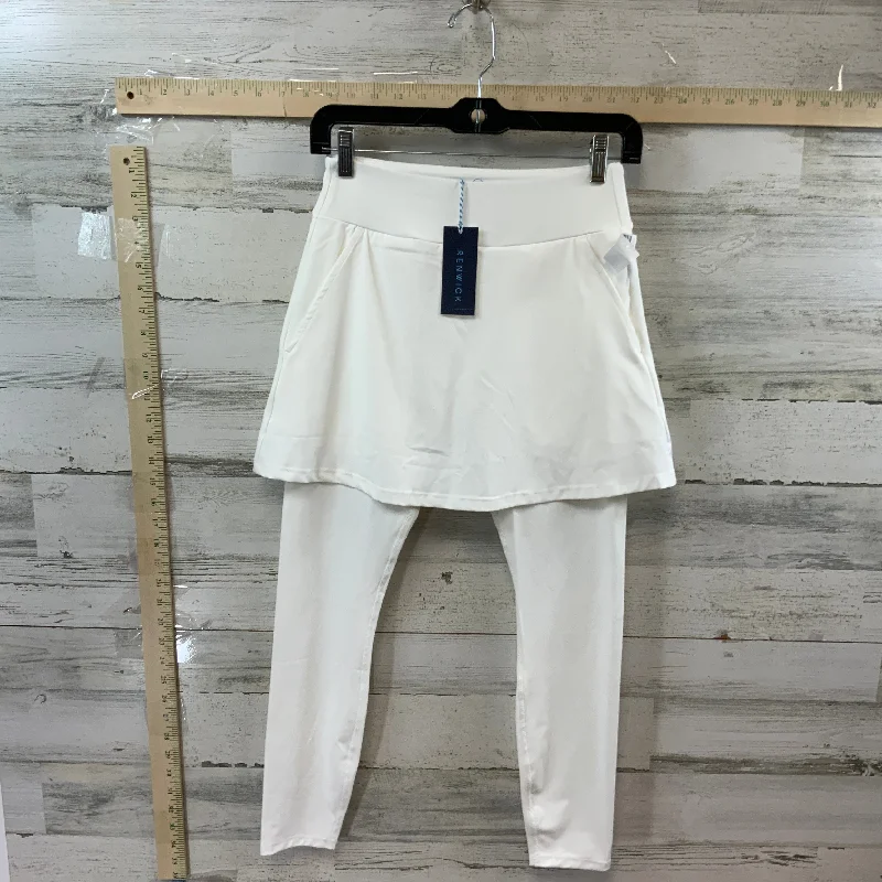 White Athletic Leggings RENWICK, Size Xs