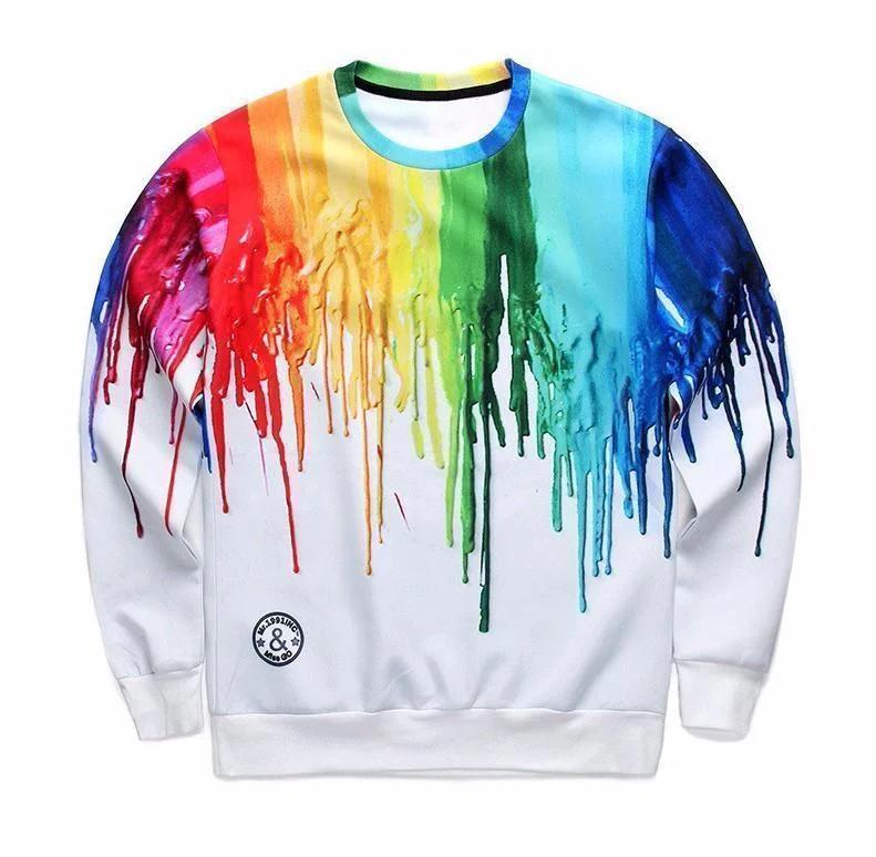 3D Color Sweatshirt For Men