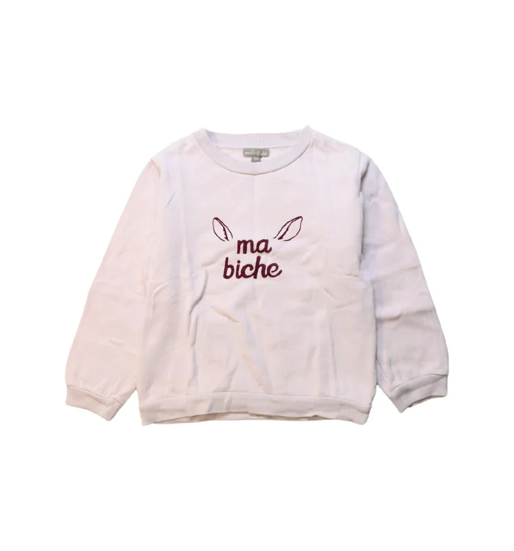 Emile et Ida Crewneck Sweatshirt 4T