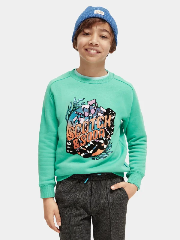 Kids - Relaxed-fit artwork sweatshirt