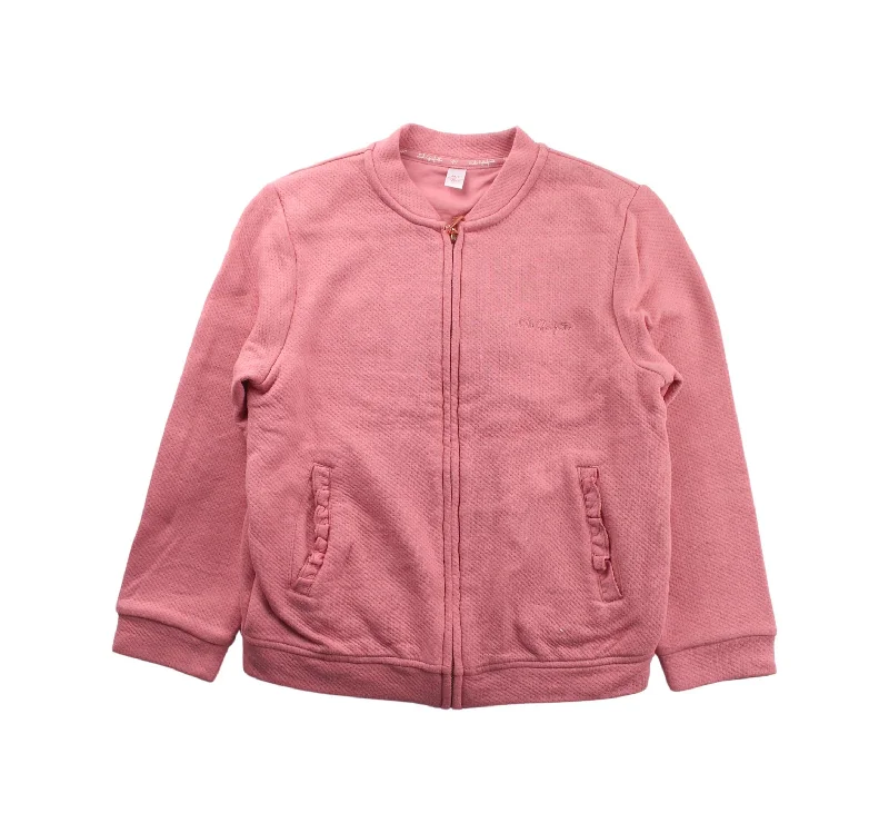 Lili Gaufrette Zippered Sweatshirt 8Y