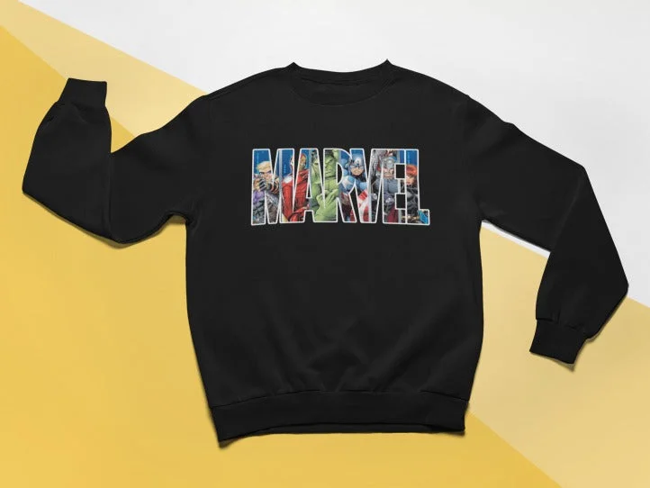 Marvel Black sweatshirt (CODE: vm103)