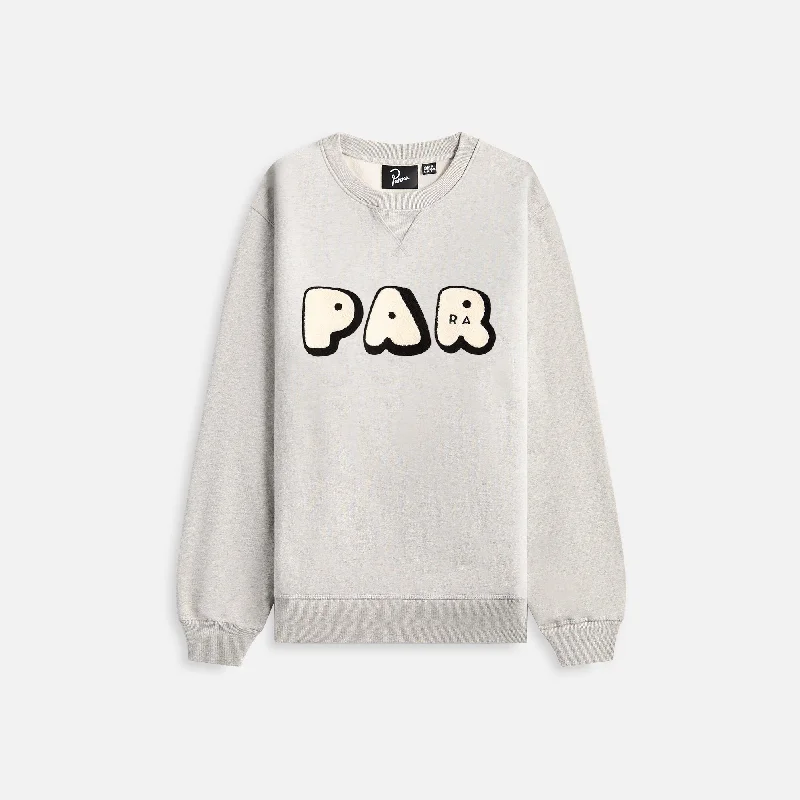 by Parra Rounded Par Crew Neck Sweatshirt - Heather Grey