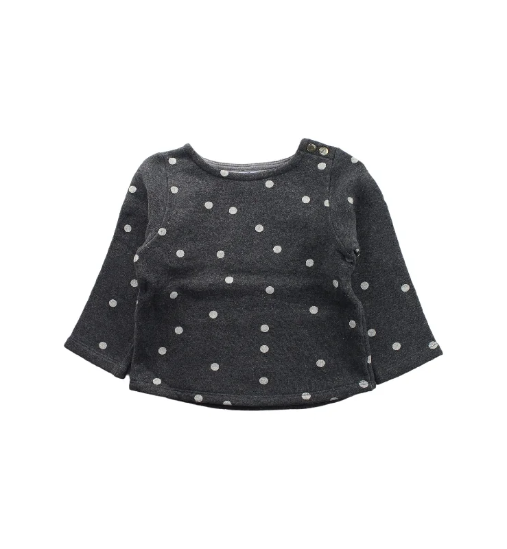 Petit Bateau Buttoned Sweatshirt 2T