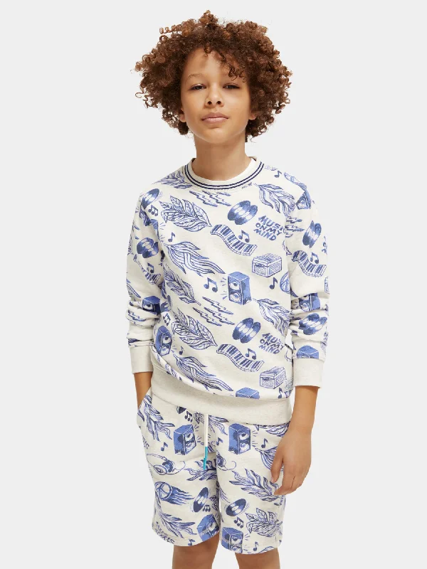 Kids - Regular-fit printed sweatshirt