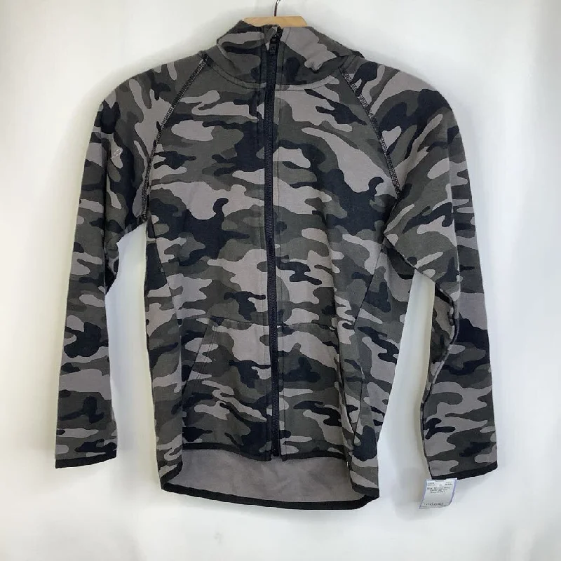 Size 10: Gap Grey Camo Zip-up Sweatshirt