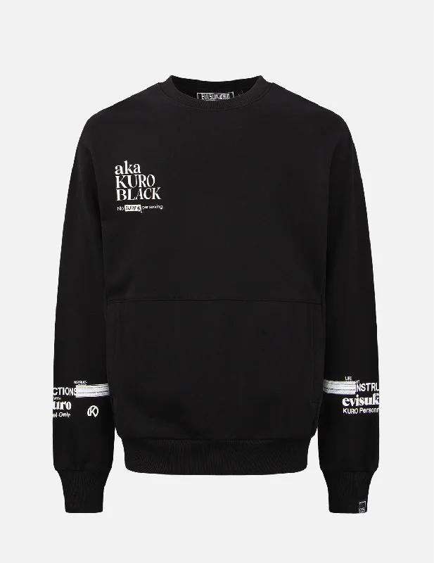 Slogan Print Oversized Sweatshirt